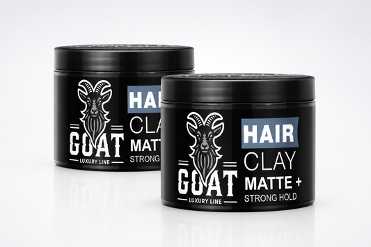 2 Hair Clay Matte Strong Hold - Matte Natural Finish No Shine