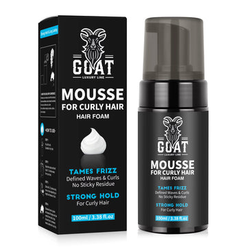 Curling Mousse for Curly Hair - Enhances Curls & Waves